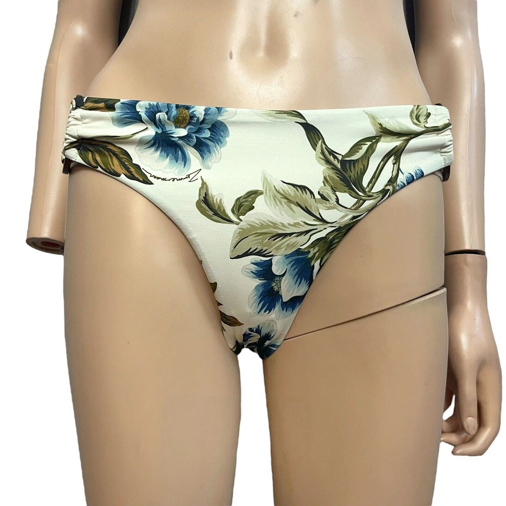 NEW Zimmermann Aliane Bikini Bottom Floral O Ring Sides Hipster Fit